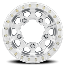 Method Race Wheels MR103 Buggy Beadlock, 17x6.5, -19mm Offset, 5x205, 160mm Centerbore, Raw Machined, w/ BH-H24125 - MR10376519319B
