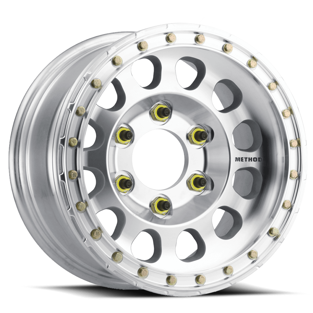 Method Race Wheels Aluminum Wheels 17x9 Beadlock MR103 Bolt Pattern 5 On 139.7 Offset -12 Lip Size 2.76 Raw Machined Method - MR10379055312BR