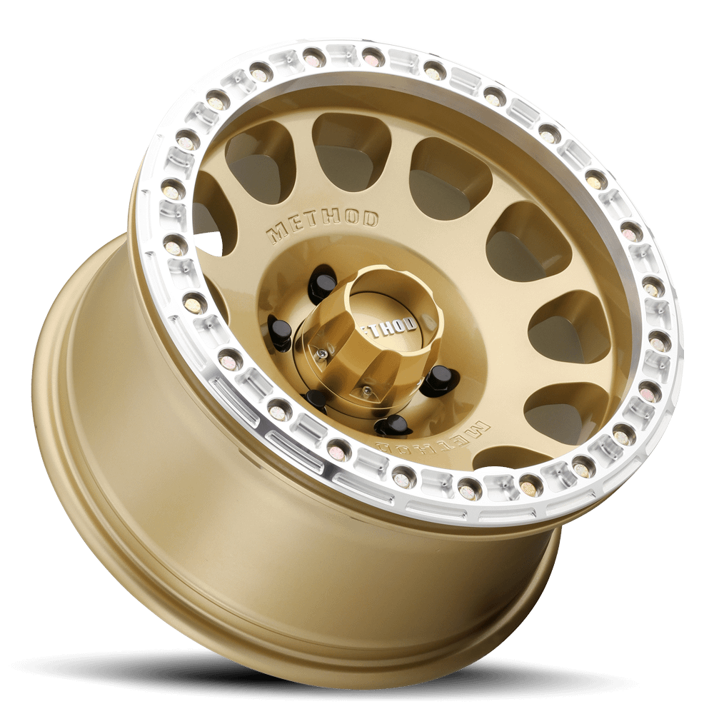 Method Race Wheels MR105 V3, 17x9, -38mm Offset, 6x5.5, 108mm Centerbore, Gold, w/ BH-H24125 - MR10579060138B