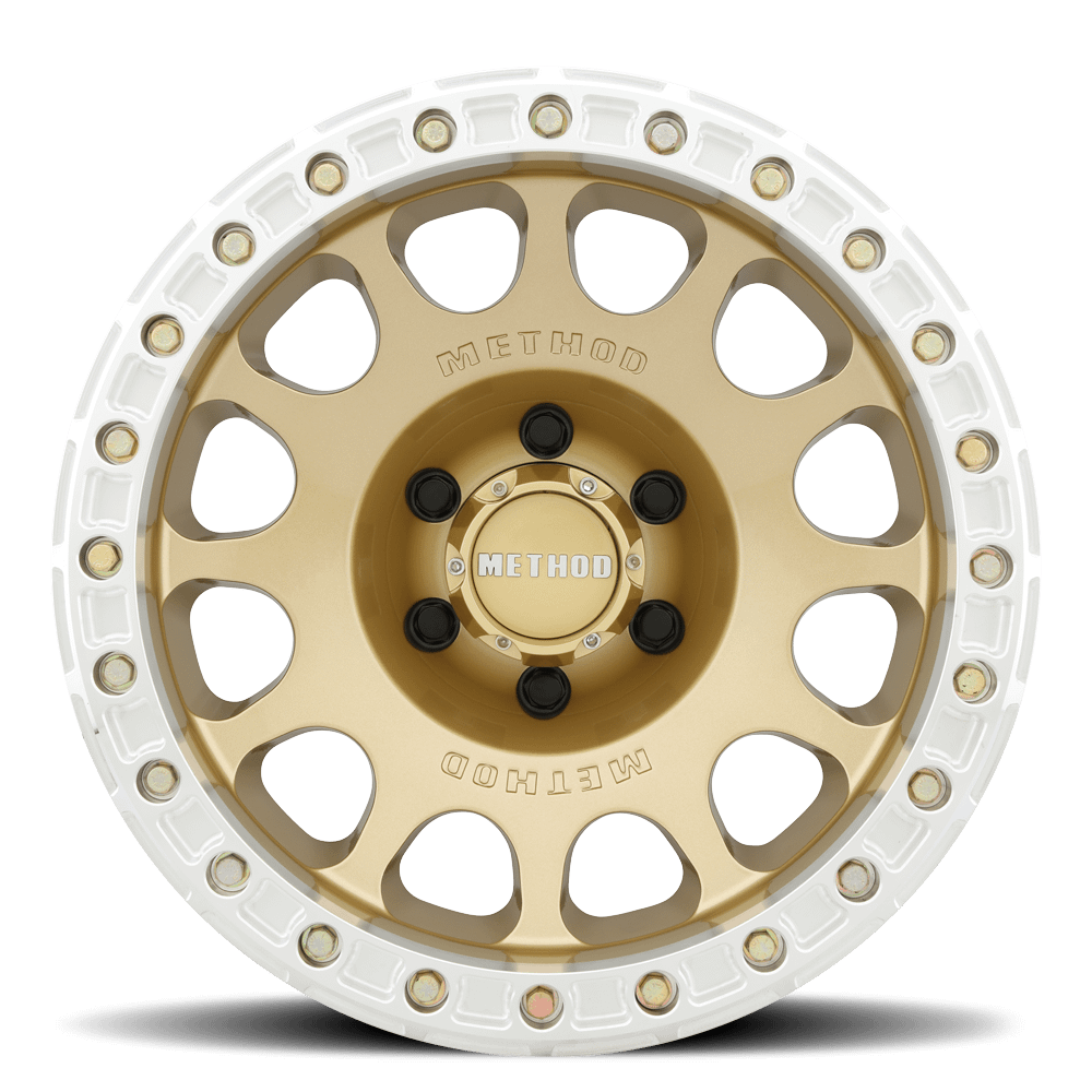 Method Race Wheels MR105 V3, 17x9, -38mm Offset, 6x5.5, 108mm Centerbore, Gold, w/ BH-H24125 - MR10579060138B