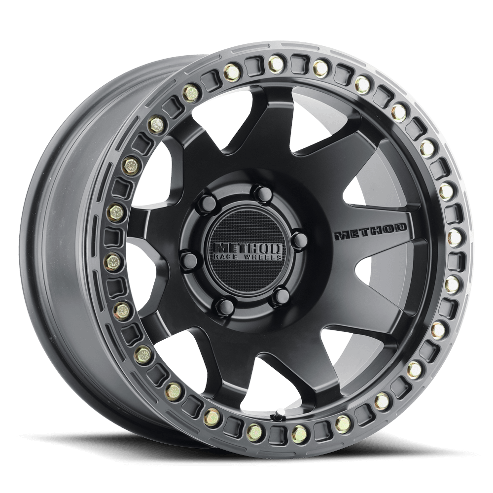 Method Race Wheels MR108 Beadlock, 17x9, -44mm Offset, 6x5.5, 106.25mm Centerbore, Matte Black, - MR10879060544B