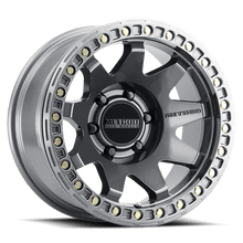 Method Race Wheels MR108 Beadlock, 17x9, -44mm Offset, 6x5.5, 106.25mm Centerbore, Gloss Titanium, - MR10879060844B