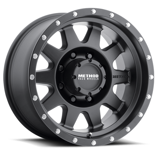 Method Race Wheels MR301 The Standard, 16x7, 0mm Offset, 8x6.5, 130.81mm Centerbore, Matte Black - MR30167080500