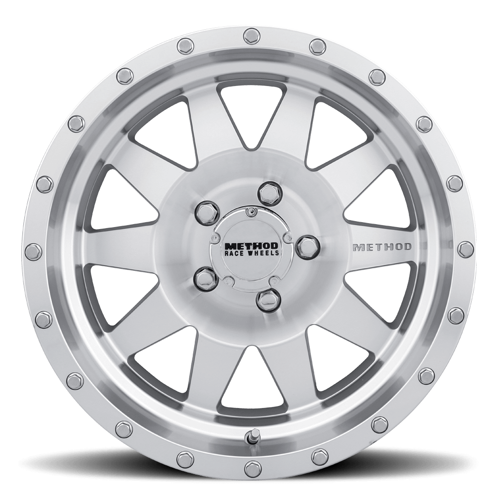 Method Race Wheels MR301 The Standard, 16x8, 0mm Offset, 5x4.5, 83mm Centerbore, Machined/Clear Coat - MR30168012300