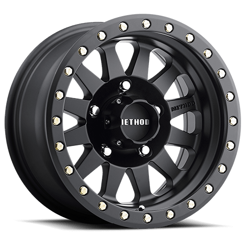 Method Race Wheels MR304 Double Standard, 15x10, -50mm Offset, 5x5.5, 108mm Centerbore, Matte Black - MR30451055550N