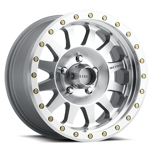 Method Race Wheels MR304 Double Standard, 17x8.5, 0mm Offset, 5x5, 94mm Centerbore, Machined/Clear Coat - MR30478550300