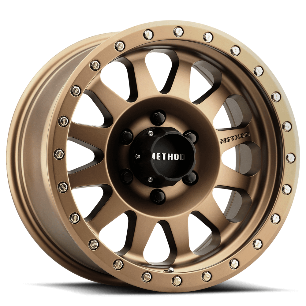 Method Race Wheels Aluminum Wheels 17x8.5 Double Standard MR304 Bolt Pattern 6 On 139.7 Offset 0 Lip Size 2.6 Method Bronze BRZ Method - MR30478560900