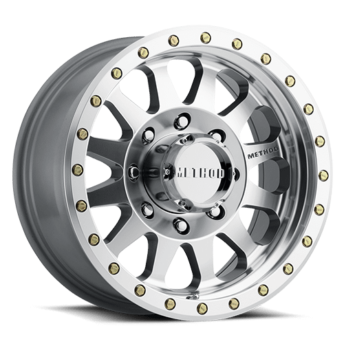 Method Race Wheels MR304 Double Standard, 17x8.5, 0mm Offset, 8x6.5, 130.81mm Centerbore, Machined/Clear Coat - MR30478580300