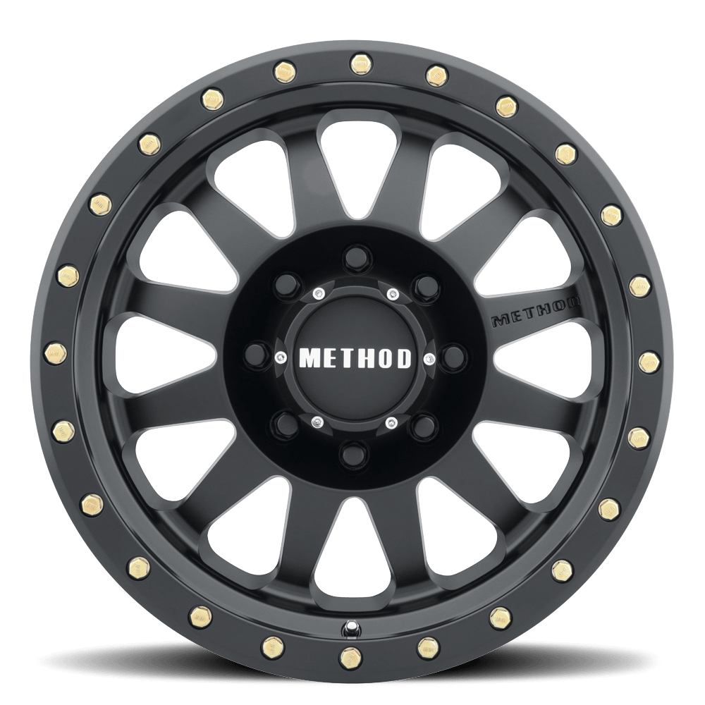 Method Race Wheels MR304 Double Standard, 17x8.5, 0mm Offset, 8x6.5, 130.81mm Centerbore, Matte Black - MR30478580500