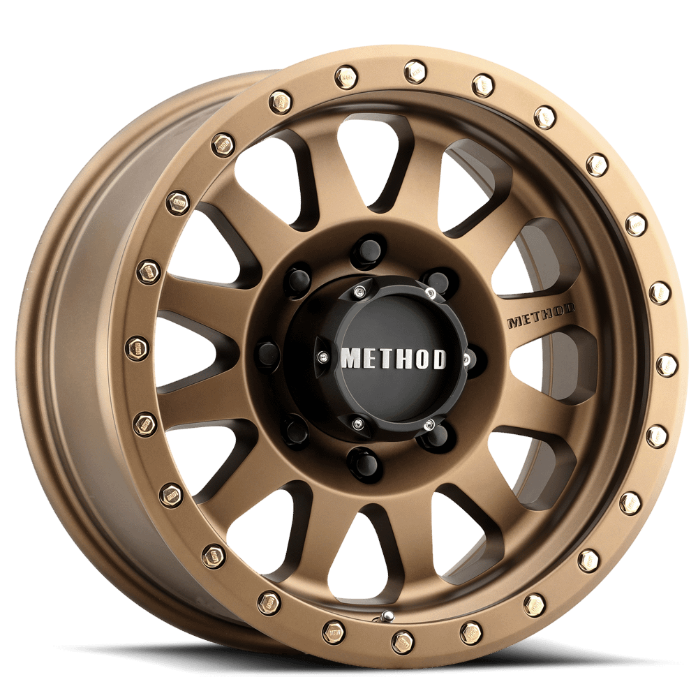 Method Race Wheels Aluminum Wheels 17x8.5 Double Standard MR304 Bolt Pattern 8 On 165.1 Offset 0 Lip Size 2.6 Method Bronze BRZ Method - MR30478580900