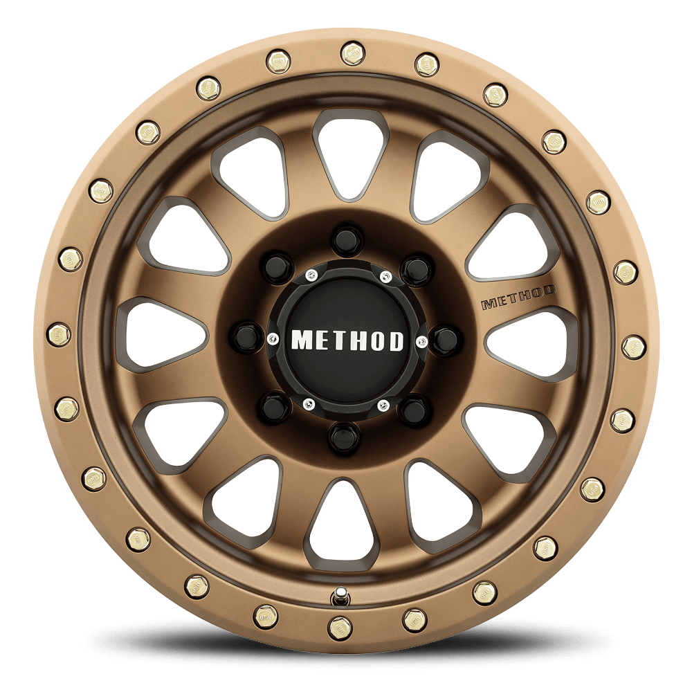 Method Race Wheels Aluminum Wheels 17x8.5 Double Standard MR304 Bolt Pattern 8 On 165.1 Offset 0 Lip Size 2.6 Method Bronze BRZ Method - MR30478580900
