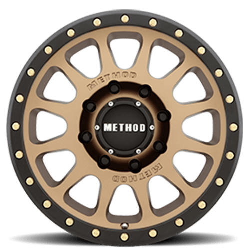 Method Race Wheels MR305 NV, 20x10, -18mm Offset, 8x170, 130.81mm Centerbore, Method Bronze/Black Street Loc - MR30521087918N