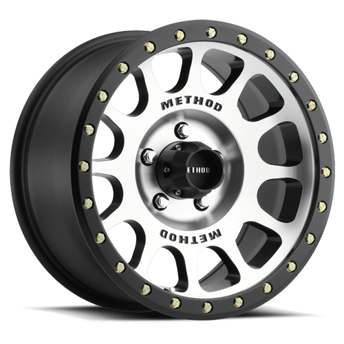 Method Race Wheels MR305 NV, 17x8.5, 0mm Offset, 5x5, 94mm Centerbore, Machined/Black Street Loc - MR30578550300