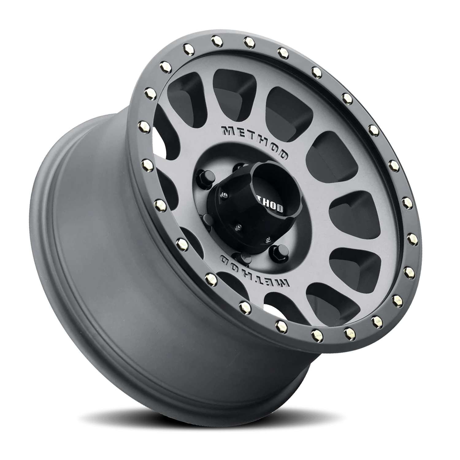 Method Race Wheels Aluminum Wheels 17x8.5 NV MR305 Bolt Pattern 5 On 139.7 Offset 0 Lip Size 1.3 Titanium TT Matte Black Lip Method - MR30578555800