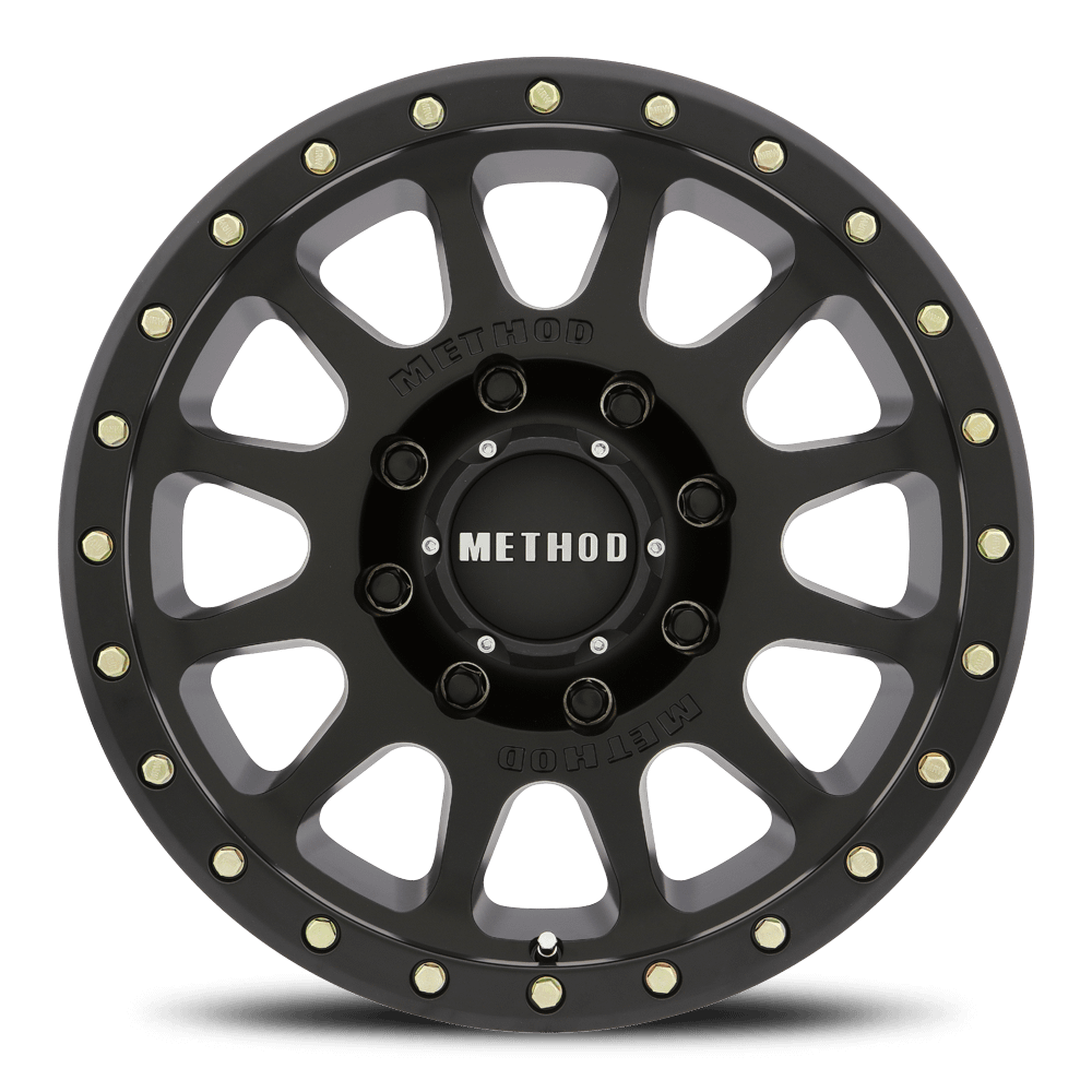 Method Race Wheels MR305 NV HD, 17x8.5, 0mm Offset, 8x180, 130.81mm Centerbore, Matte Black - MR30578588500H
