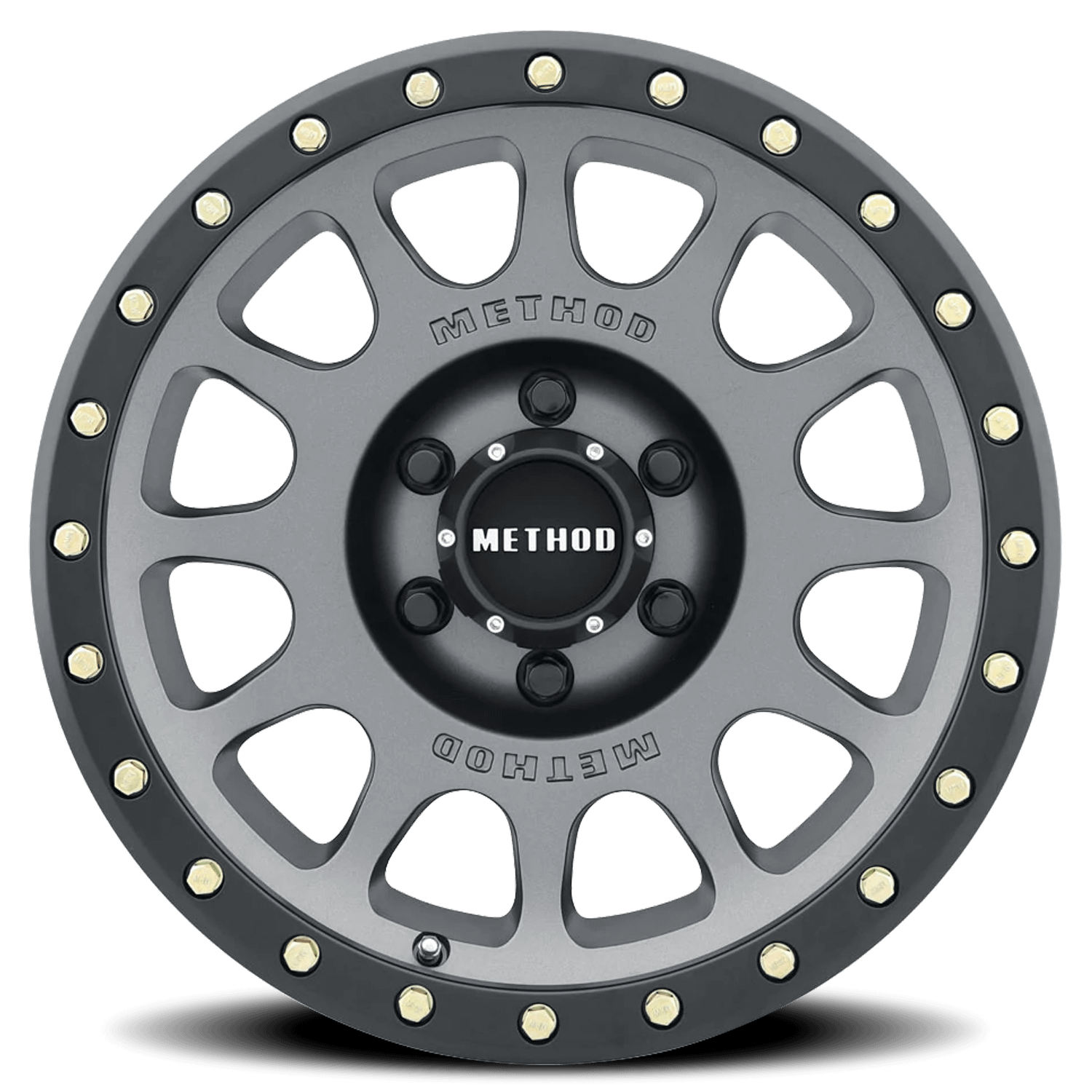 Method Race Wheels Aluminum Wheels 18x9 NV MR305 Bolt Pattern 5 On 150 Offset 25 Lip Size 1.38 Titanium TT Matte Black Lip Method - MR30589058825