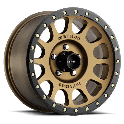 Method Race Wheels MR305 NV, 18x9, 0mm Offset, 5x150, 116.5mm Centerbore, Method Bronze/Black Street Loc - MR30589058900