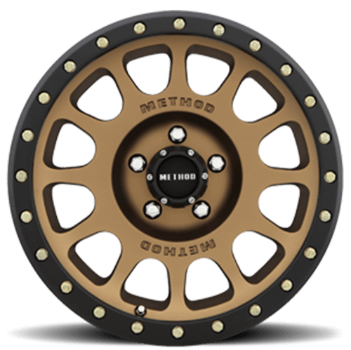 Method Race Wheels MR305 NV, 18x9, 0mm Offset, 5x150, 116.5mm Centerbore, Method Bronze/Black Street Loc - MR30589058900