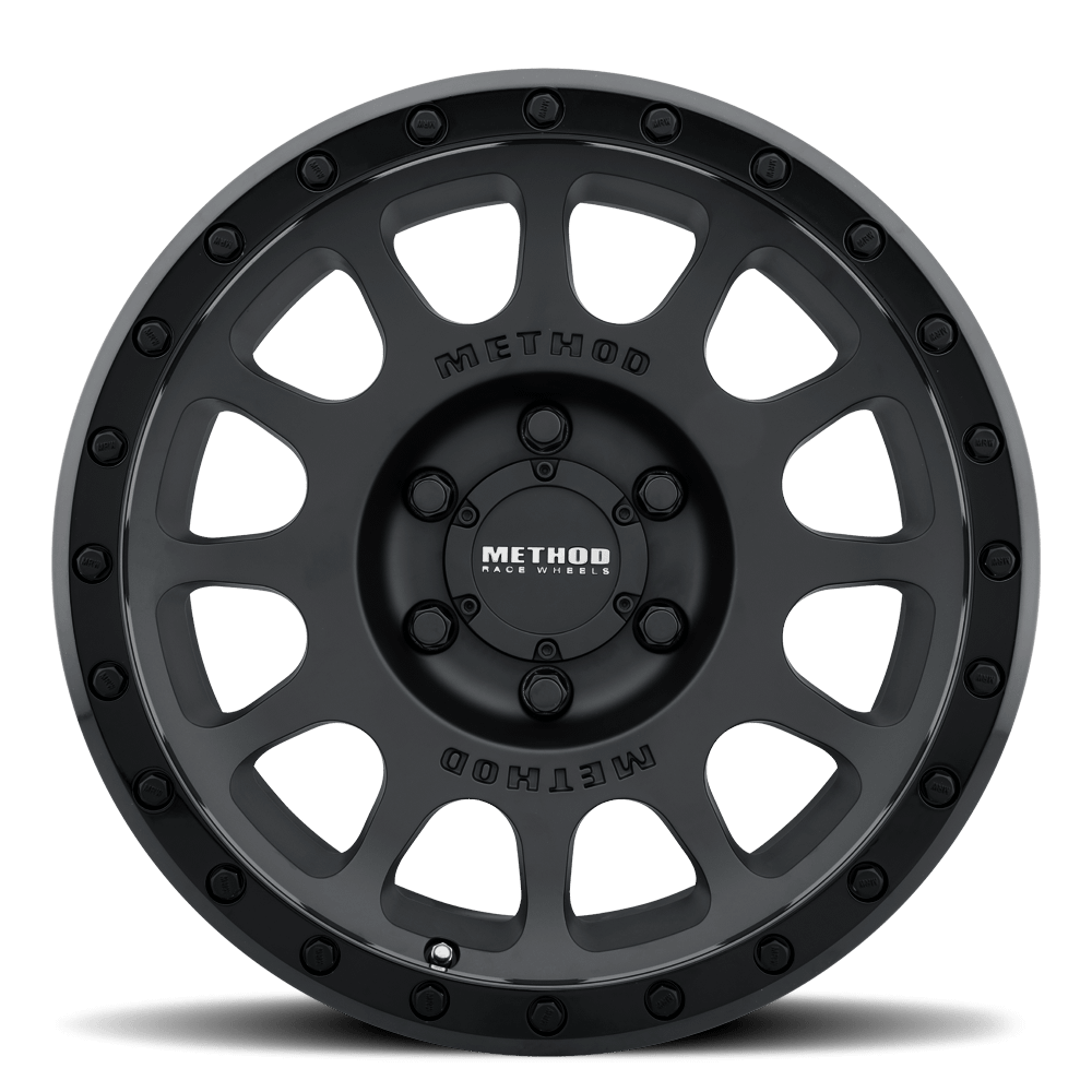 Method Race Wheels Aluminum Wheels 18x9 NV MR305 Bolt Pattern 6 On 139.7 Offset -12 Lip Size 1.46 Double Black BK Method - MR305890601012N