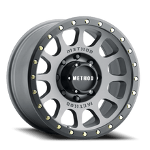 Method Race Wheels Aluminum Wheels 18x9 NV MR305 Bolt Pattern 8 On 165.1 Offset 18 Lip Size 1.38 Titanium TT Matte Black Lip Method - MR30589080818