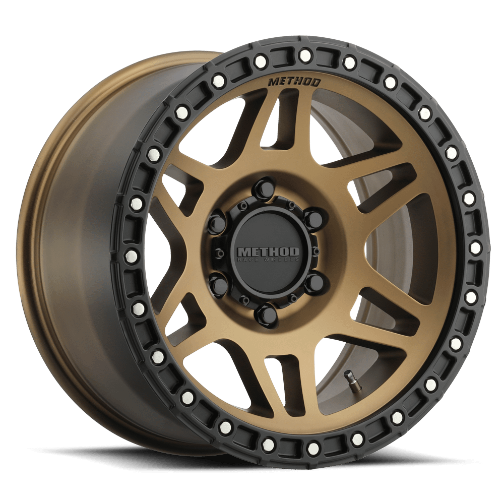 Method Race Wheels MR312, 17x8.5, 0mm Offset, 5x5, 71.5mm Centerbore, Method Bronze/Black Street Loc - MR31278550900