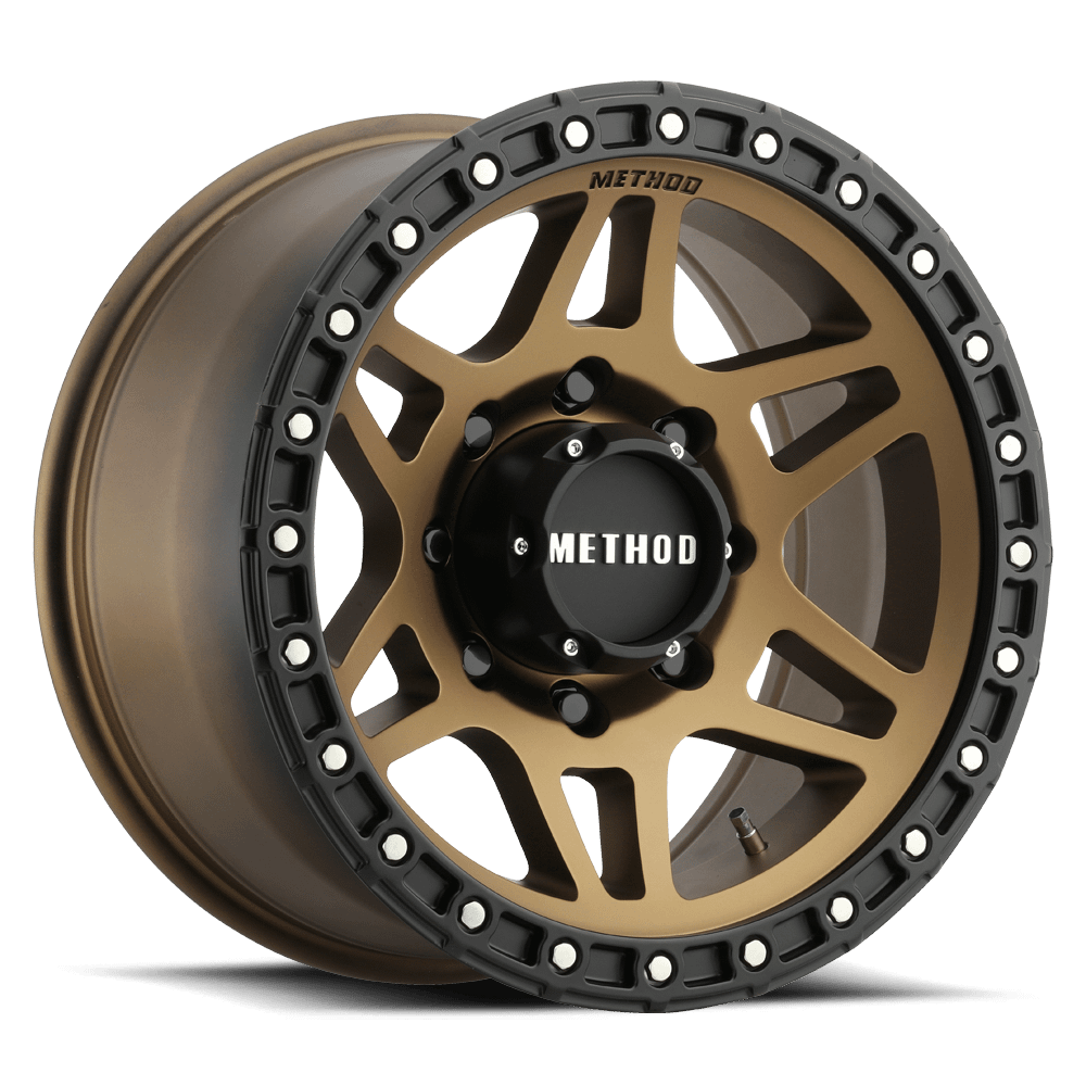 Method Race Wheels MR312, 18x9, +18mm Offset, 8x6.5, 130.81mm Centerbore, Method Bronze/Black Street Loc - MR31289080918