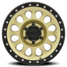 Method Race Wheels MR315, 17x8.5, 0mm Offset, 6x135, 87mm Centerbore, Gold/Black Street Loc - MR31578516100