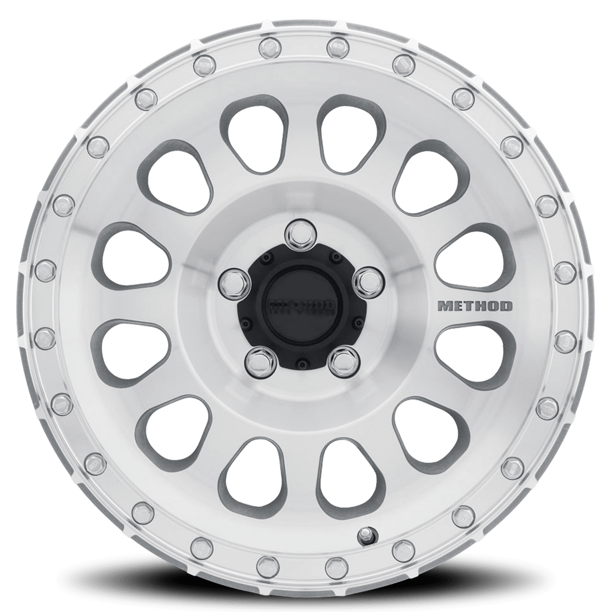Method Race Wheels MR315, 17x8.5, 0mm Offset, 5x5, 71.5mm Centerbore, Machined/Clear Coat - MR31578550300