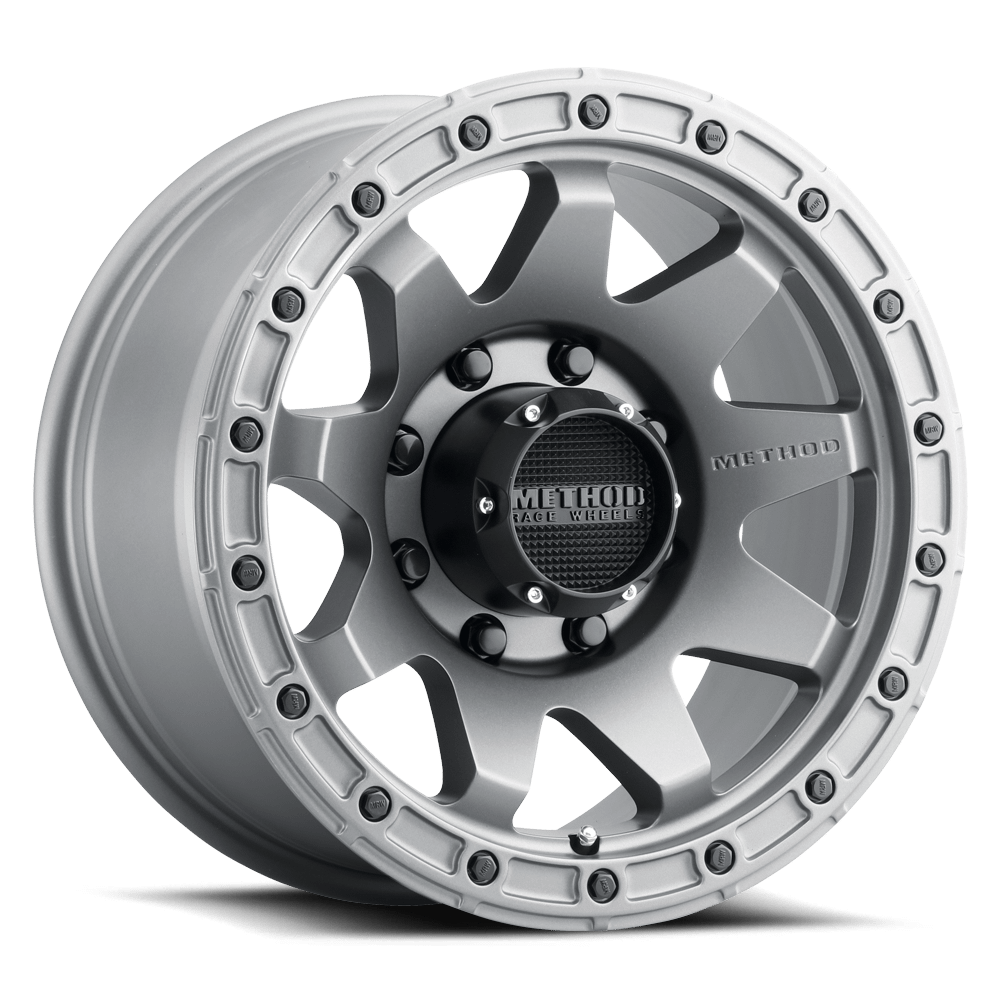 Method Race Wheels MR317, 20x9, +18mm Offset, 8x6.5, 130.81mm Centerbore, Gloss Titanium - MR31729080818