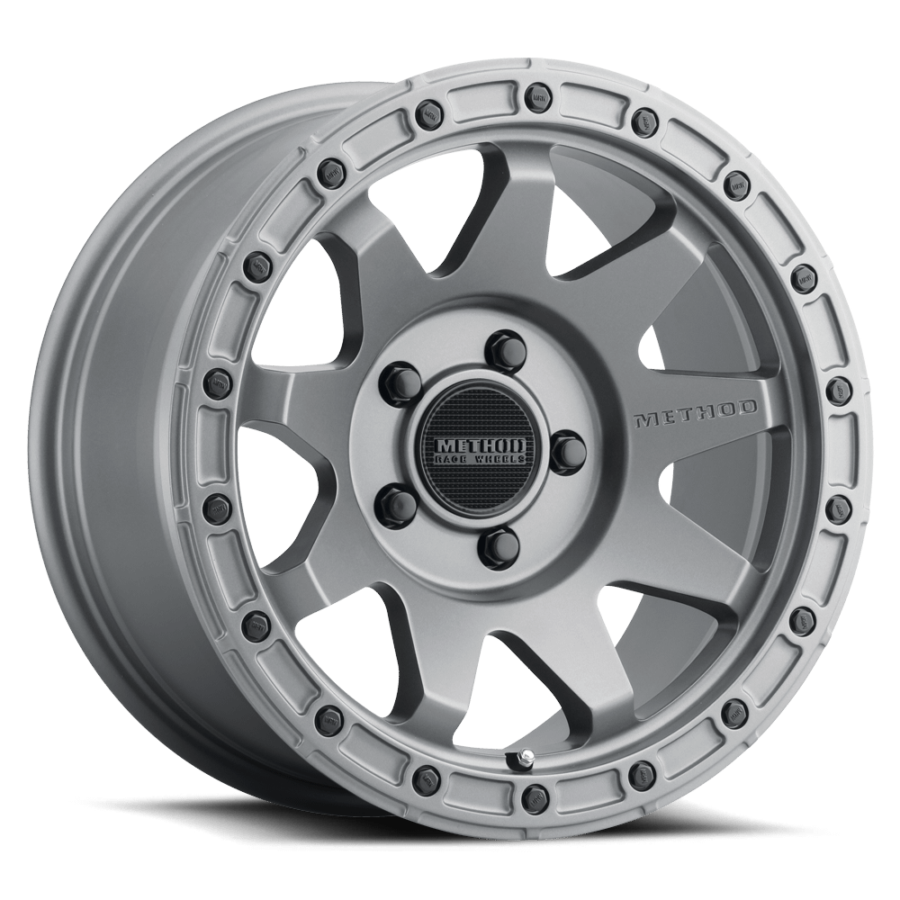 Method Race Wheels Aluminum Wheels 17x9 MR317 Bolt Pattern 5 On 139.7 Offset -12 Lip Size 1.57 Matte Titanium GY Method - MR31779055812N