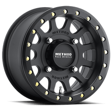 Method Race Wheels MR401 UTV Beadlock, 14x7, 4+3/+13mm Offset, 4x156, 132mm Centerbore, Matte Black, w/ BH-H20875 - MR40147046543B