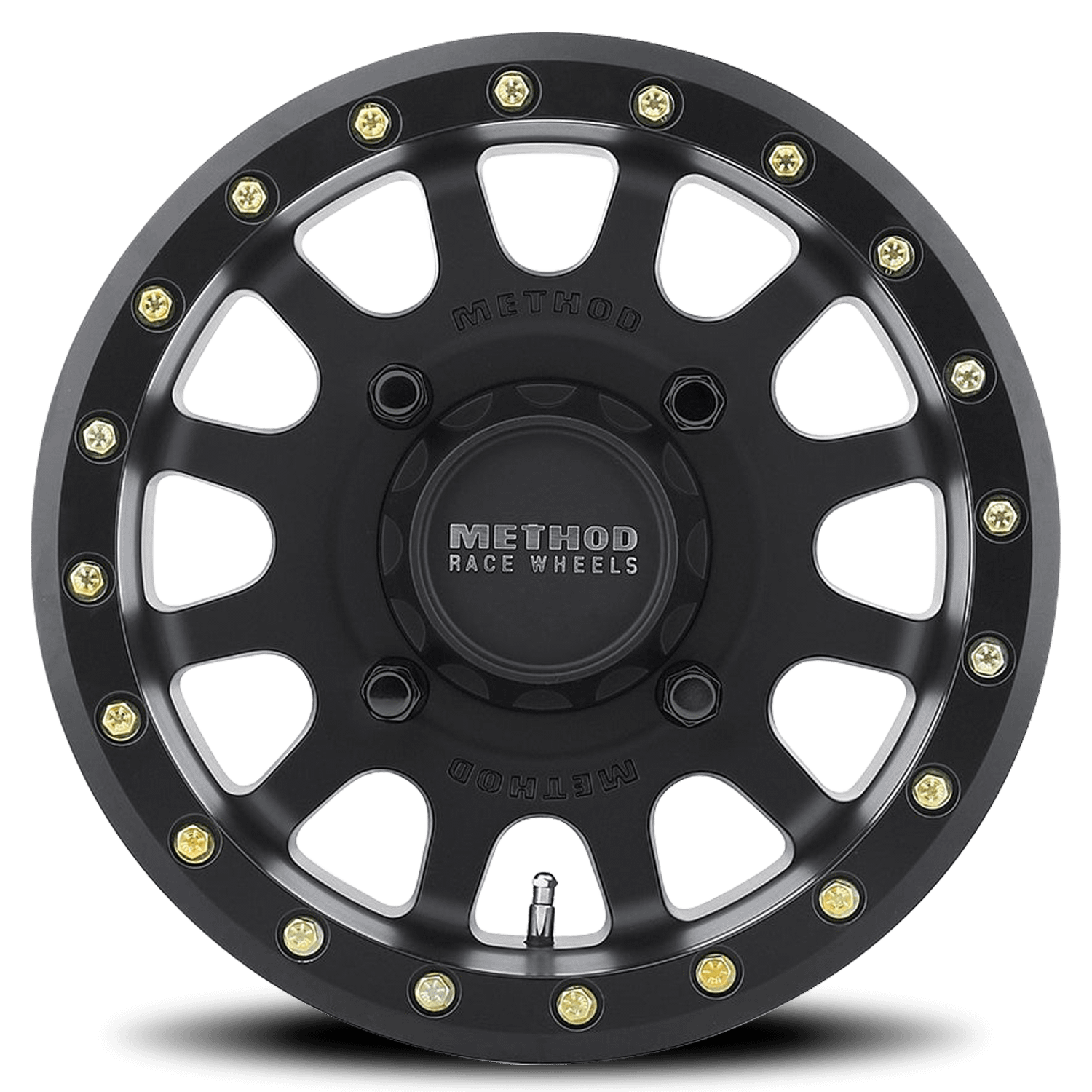 Method Race Wheels Aluminum Wheels 15x10 MR401 Beadlock UTV Bolt Pattern 4 On 136 Offset 25 Lip Size 2.05 Matte Black MB Method - MR40151047564B