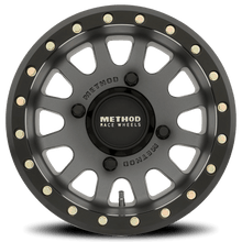 Method Race Wheels Aluminum Wheels 15x7 MR401 Beadlock UTV Bolt Pattern 4 On 136 Offset 38 Lip Size 0.79 Titanium GY Matte Black Ring Method - MR40157047852B
