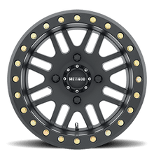 Method Race Wheels MR406 UTV Beadlock, 15x10, 5+5/-2mm Offset, 4x156, 132mm Centerbore, Matte Black, w/ BH-H24100 - MR40651046555B
