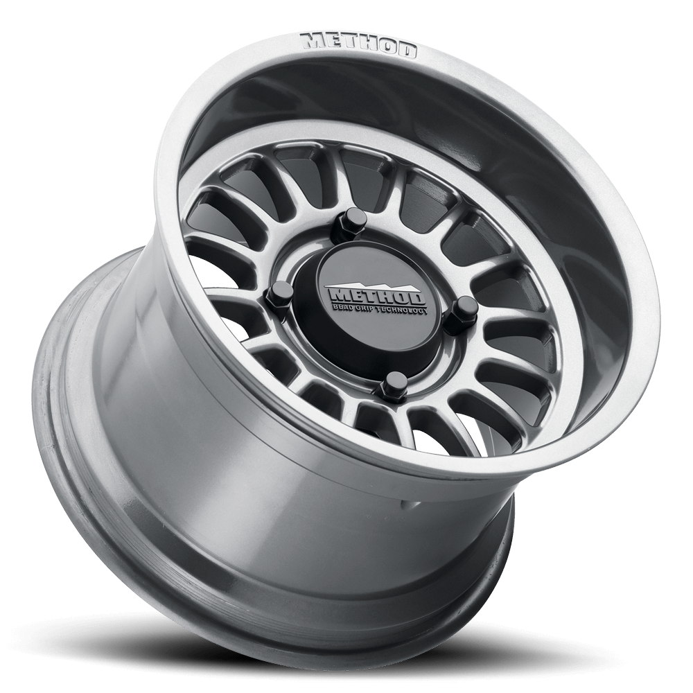 Method Race Wheels MR411, 15x7, 5+2/+38mm Offset, 4x136, 106.25mm Centerbore, Gloss Titanium - MR41157047852
