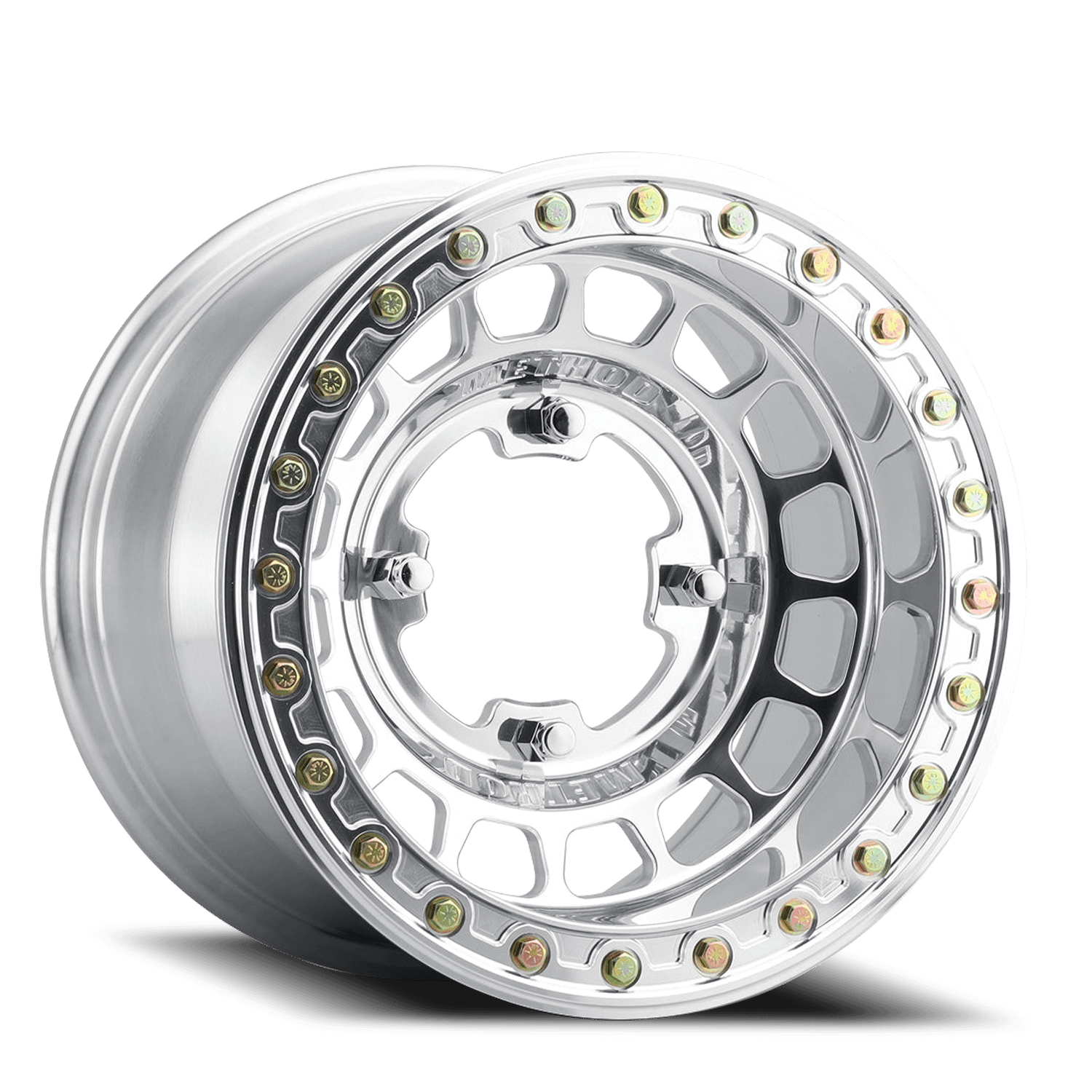 Method Race Wheels 413 UTV Beadlock - Polished 15x10, 5x4.5 , 70mm Hub Bore - MR413510121164B