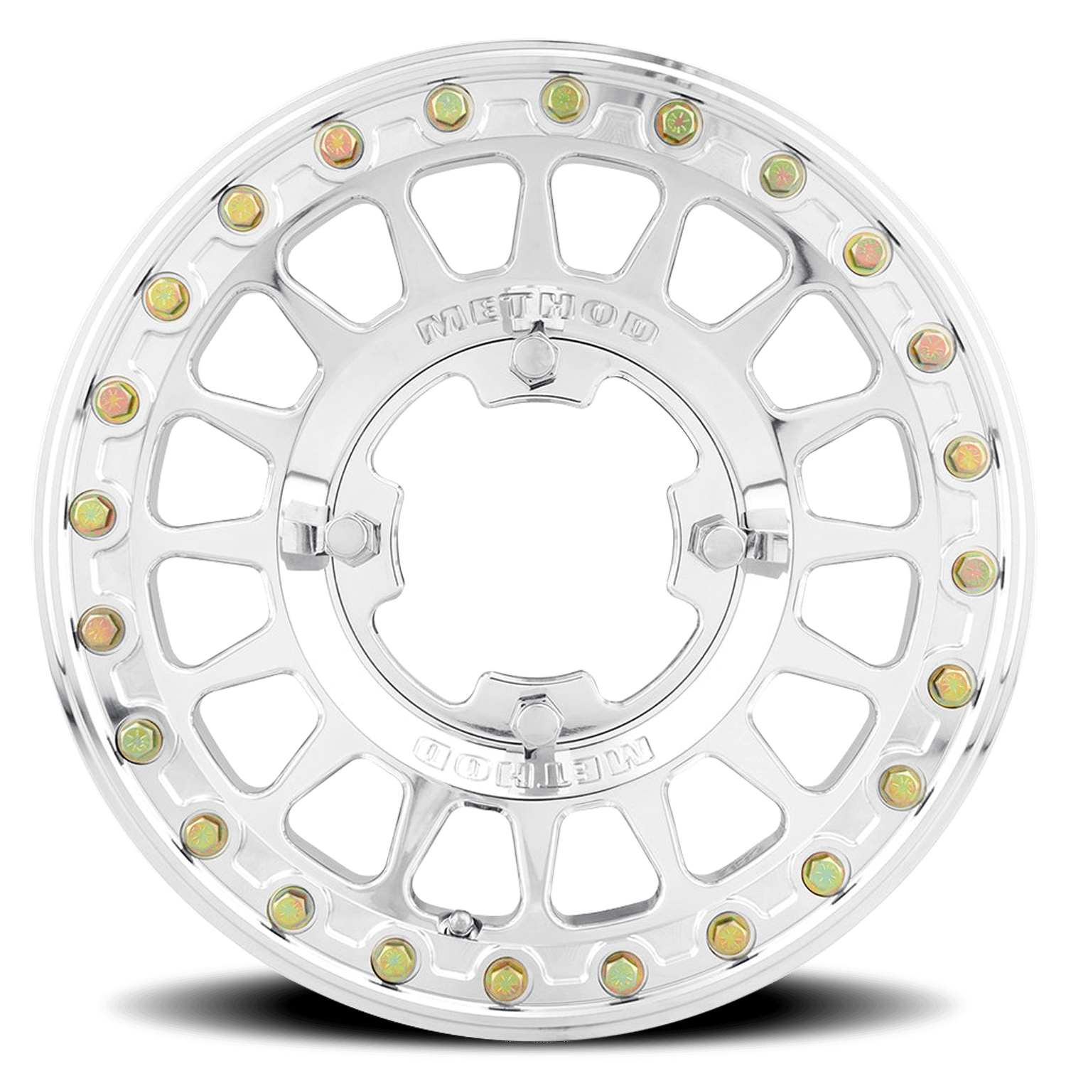 Method Race Wheels 413 UTV Beadlock - Polished 15x10, 4x156 , 120mm Hub Bore - MR413510461155B