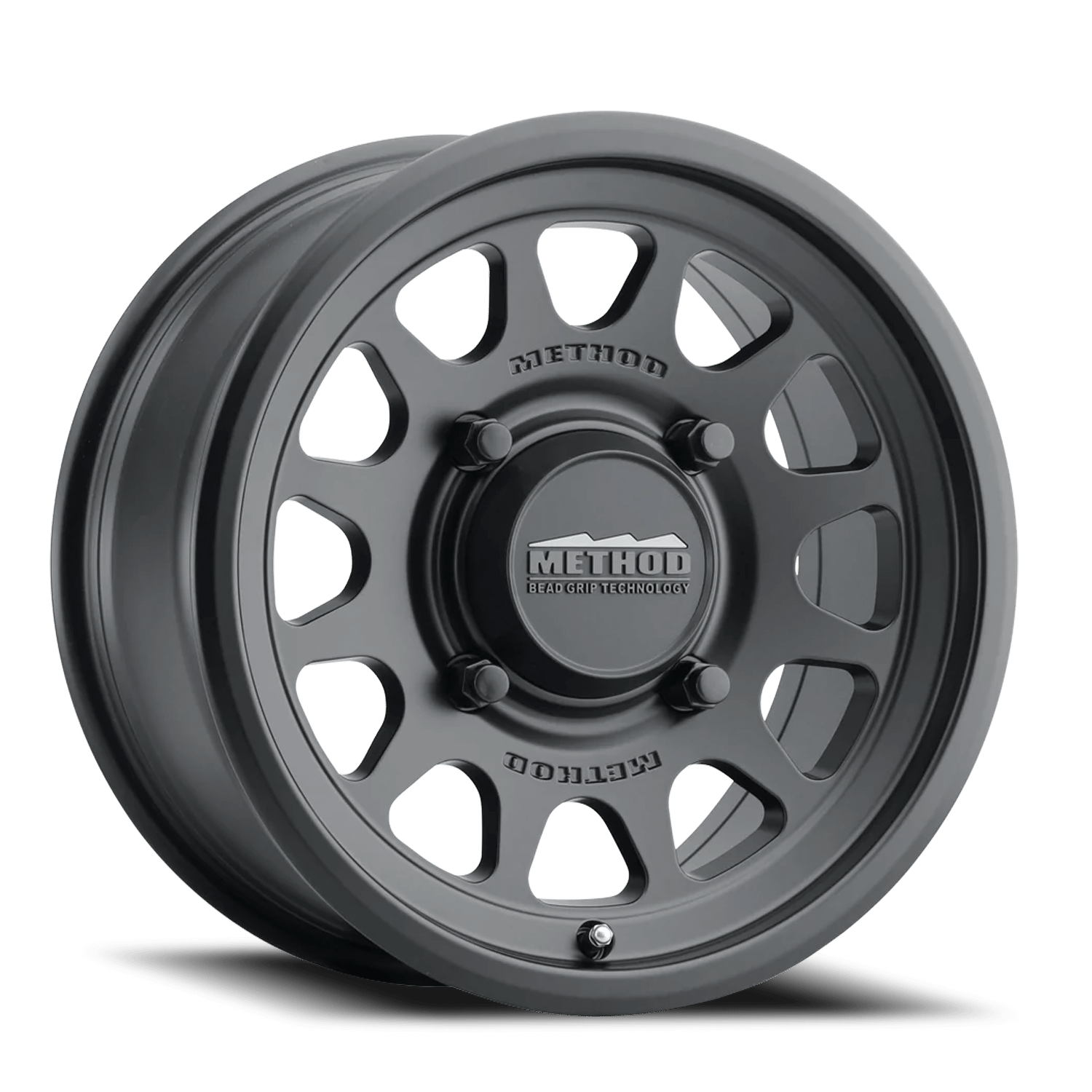 Method Race Wheels Aluminum Wheels 15x10 MR414 Bead Grip UTV Bolt Pattern 4 On 156 Offset 25 Lip Size 2.72 Matte Black MB Method - MR41451046564