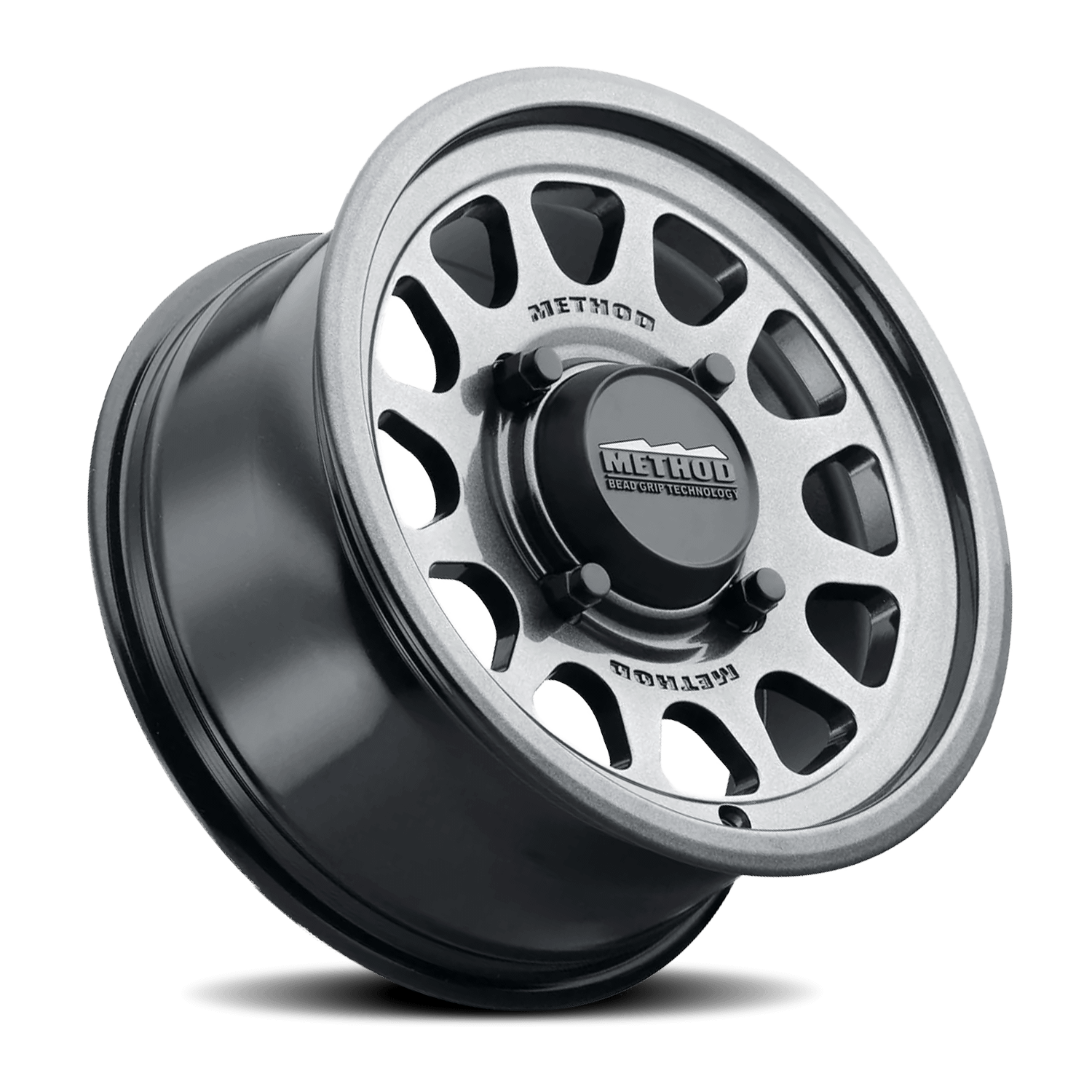 Method Race Wheels Aluminum Wheels 15x10 MR414 Bead Grip UTV Bolt Pattern 4 On 136 Offset 25 Lip Size 2.72 Graphite GY Method - MR414510471264