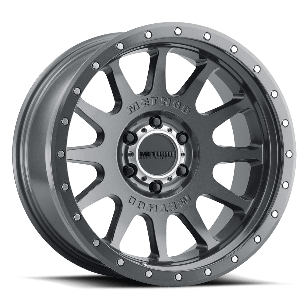 Method Race Wheels Aluminum Wheels 20x10 NV MR605 Bolt Pattern 6 On 139.7 Offset -24 Lip Size 2.83 Gloss Titanium GY Method - MR60521060824N