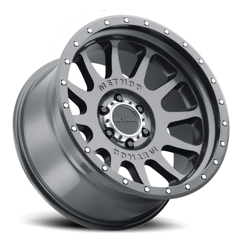 Method Race Wheels Aluminum Wheels 20x10 NV MR605 Bolt Pattern 6 On 139.7 Offset -24 Lip Size 2.83 Gloss Titanium GY Method - MR60521060824N