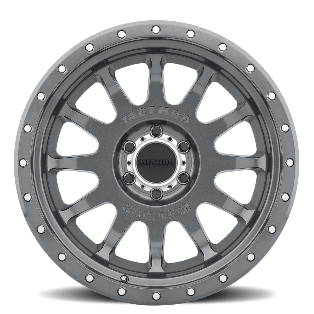 Method Race Wheels Aluminum Wheels 20x10 NV MR605 Bolt Pattern 6 On 139.7 Offset -24 Lip Size 2.83 Gloss Titanium GY Method - MR60521060824N