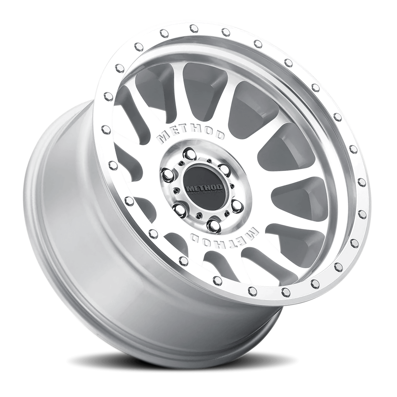 Method Race Wheels 605 NV, 20x10, -24mm Offset, 8x170,124.90mm Centerbore, Machined - Clear Coat - MR60521087324N
