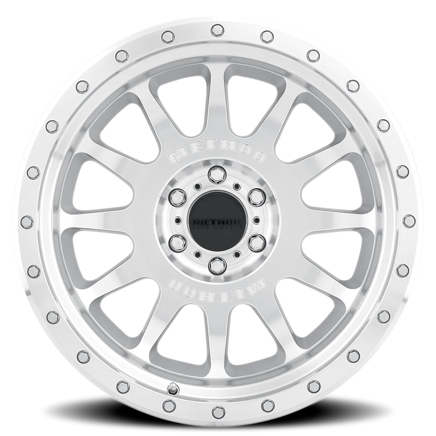 Method Race Wheels 605 NV, 20x10, -24mm Offset, 8x170,124.90mm Centerbore, Machined - Clear Coat - MR60521087324N
