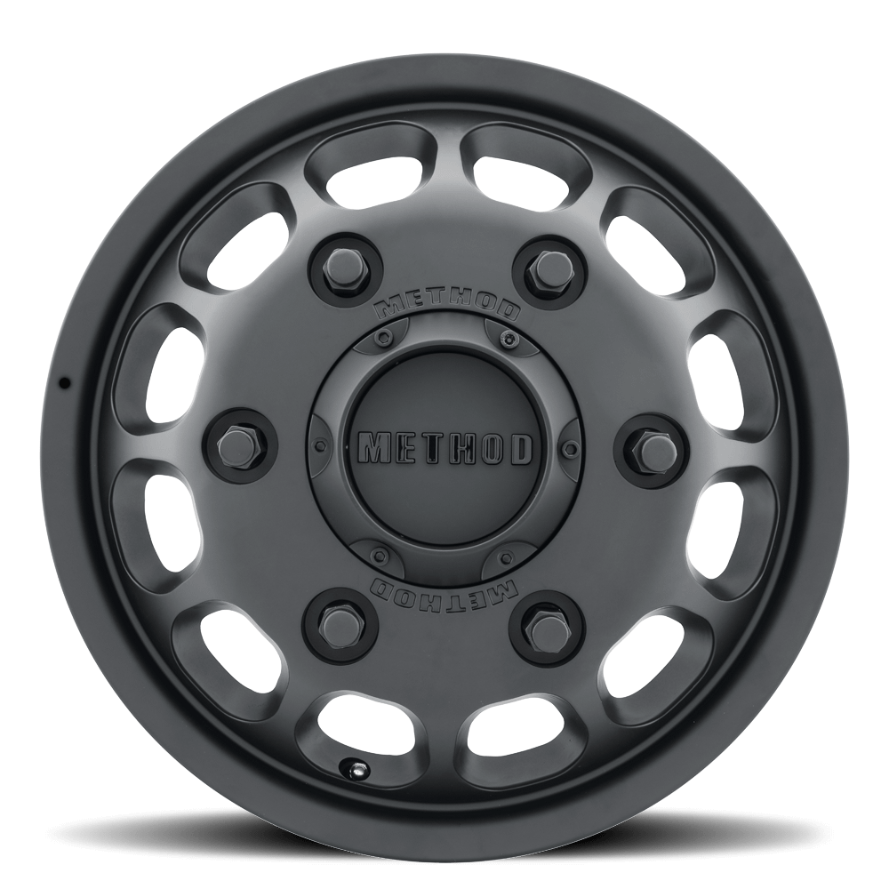 Method Race Wheels MR901 - FRONT, 16x5.5, +117mm Offset, 6x205, 161.04mm Centerbore, Matte Black - MR901655925117