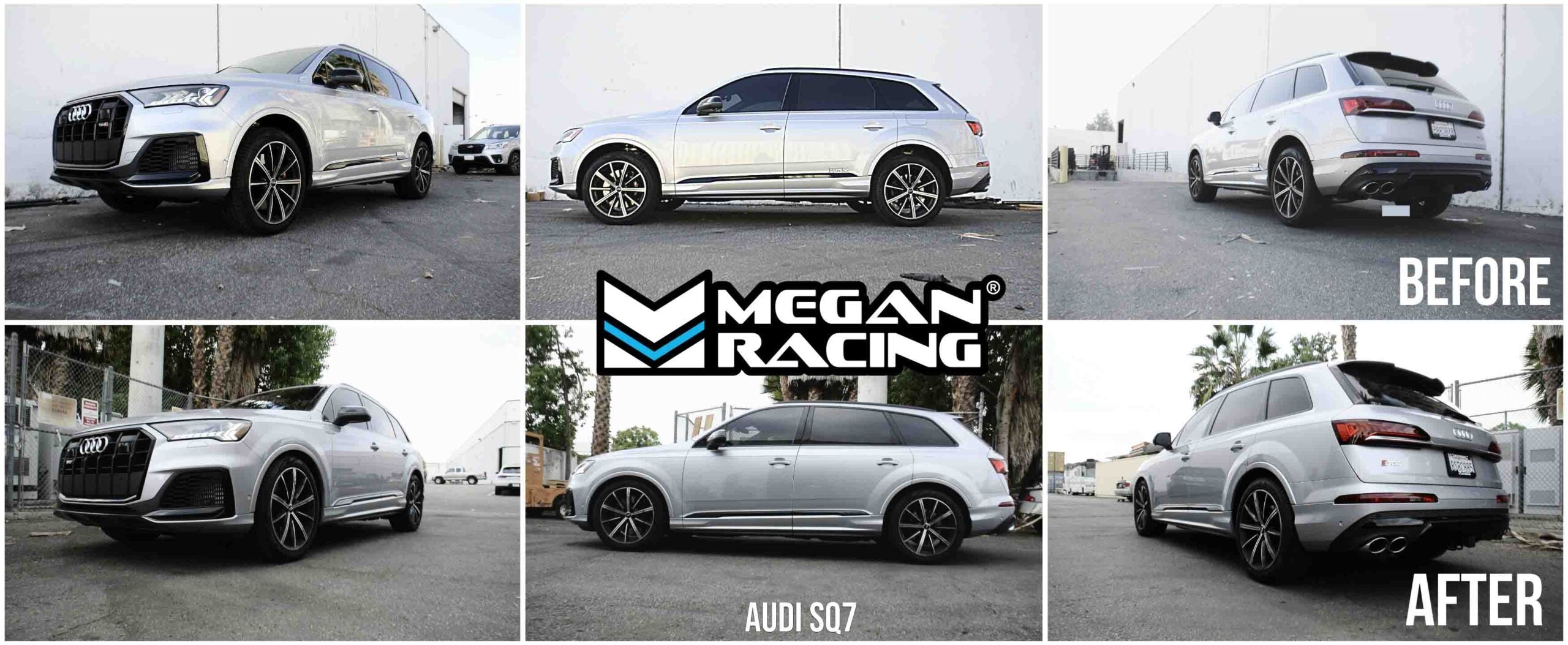 Megan Racing Air Suspension Lowering Link Kit, 10mm Cup Ball (Audi SQ5/Q7/SQ7/SQ8, Porsche Cayenne) - MRC-AU-0101