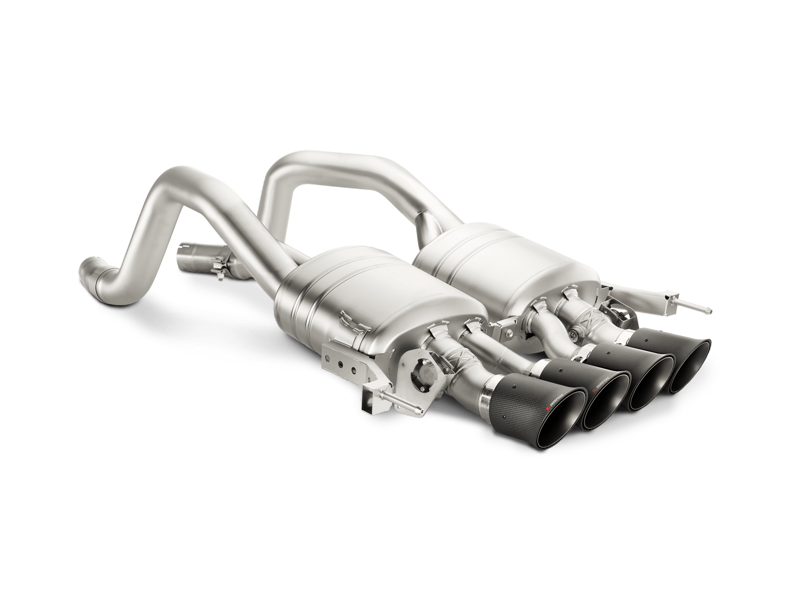 Akrapovic 2014-2019 Chevrolet Slip-On Line (Titanium). (2015-2019 Corvette) - MTP-CO/TI/2