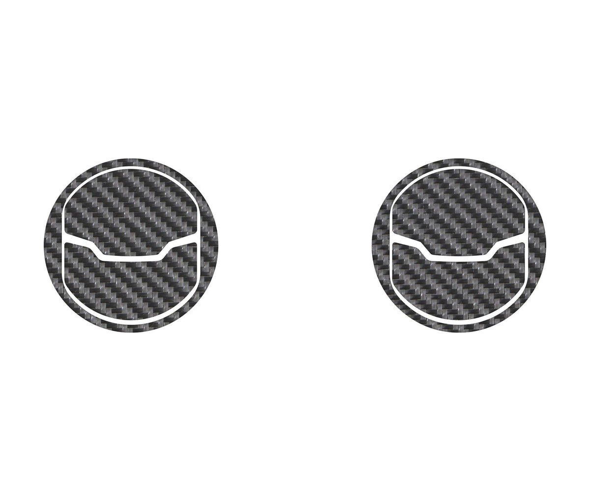 TUFSKINZ Center AC Vent (2 Vents) Accent Trim (2015-2023 Mustang) - MUS058-RCF-X