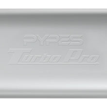 Pypes Turbo Pro Muffler 18 Inch Body 2.5 Inch Offset Inlet/Offset Outlet 409 Stainless - MVT30