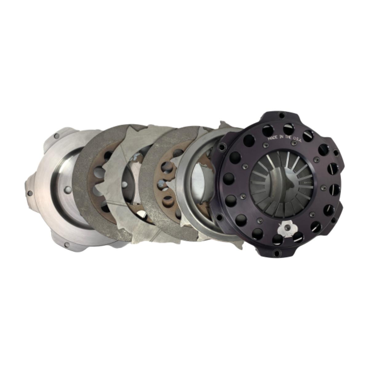 McLeod Racing 7.25 Triple Disc: GM Kit with 1 Pc. Crk: Button Style Flywheel 1.125 x 26 Spline - 725363-07